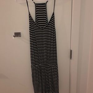 Brandy Melville Black and White Striped Romper